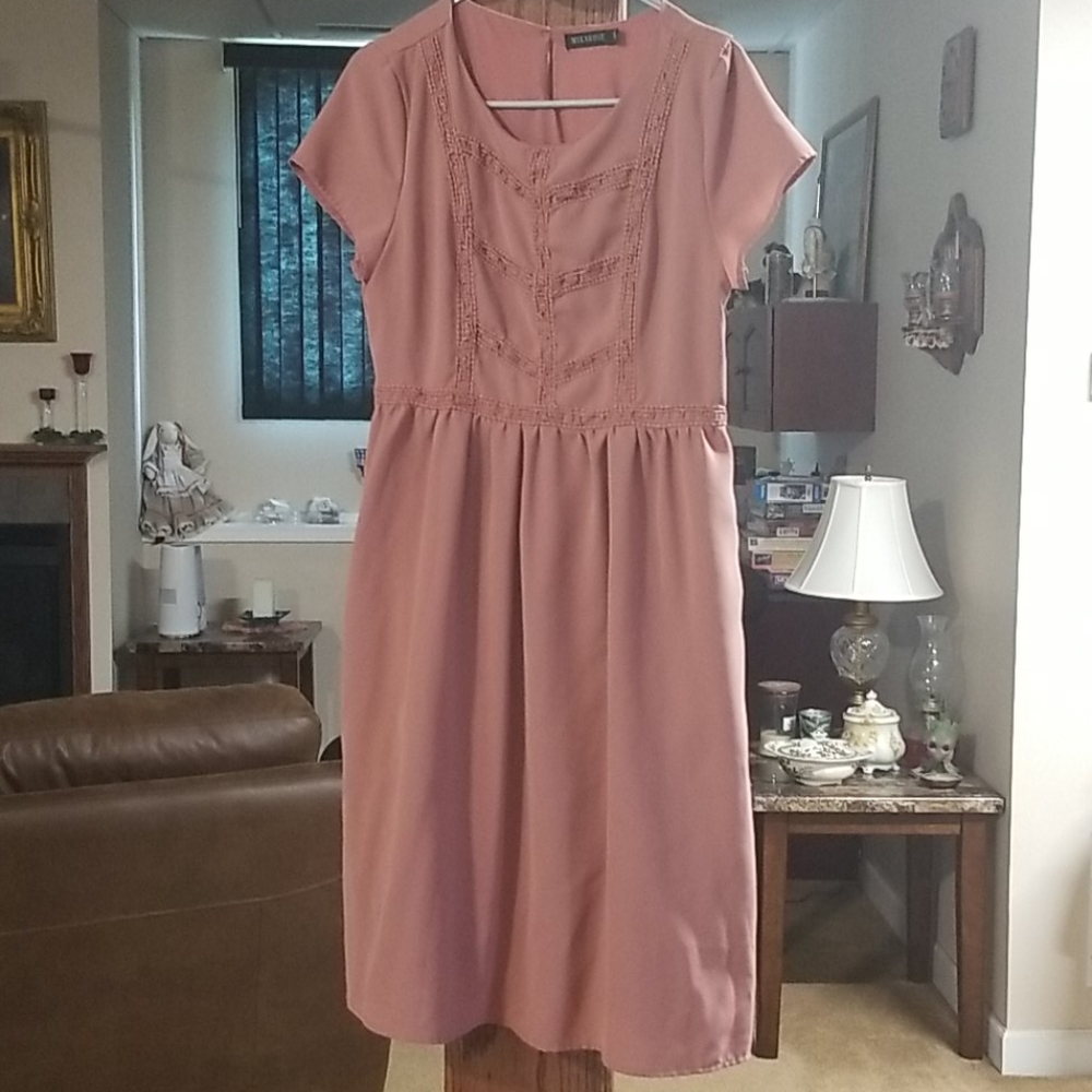 Mikarose midi dress - muave